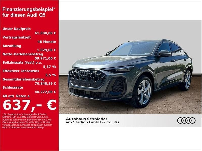 Grau Gebraucht 2026 Audi Q5 Sport SUV | 61.500 € (Superpreis) - Bild 1/4