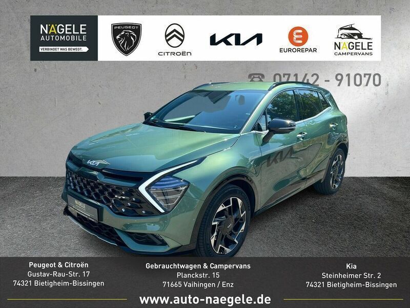 Green metallic Gebraucht 2023 Kia Sportage GT-Line SUV | 40.800 € (Teuer) - Bild 1/3