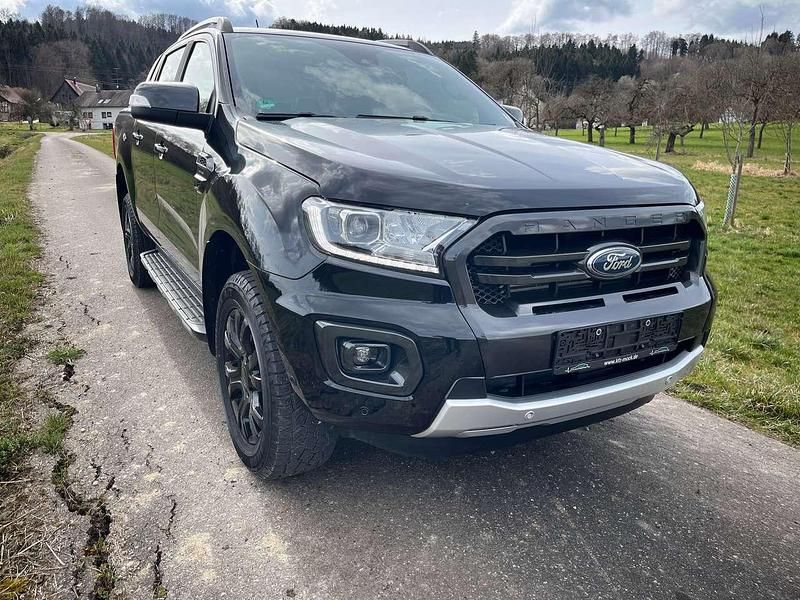 Gebraucht Ford Ranger Wildtrack 214 PS (157 kW) 2022 Obsidianschwarz metallic Pickup