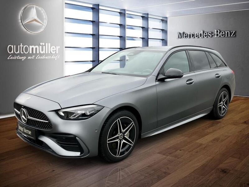 Grau Gebraucht 2022 Mercedes C300e AMG Limousine | 36.980 € (Superpreis) - Bild 1/4