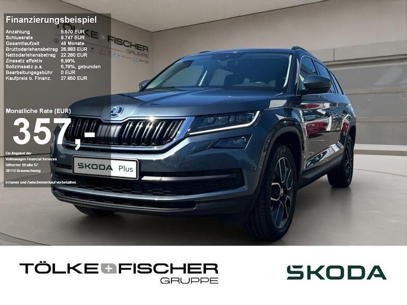 Quarz grau (metallic) Gebraucht 2020 Skoda Kodiaq SUV | 27.899 € (Fairer Preis) - Bild 1/4
