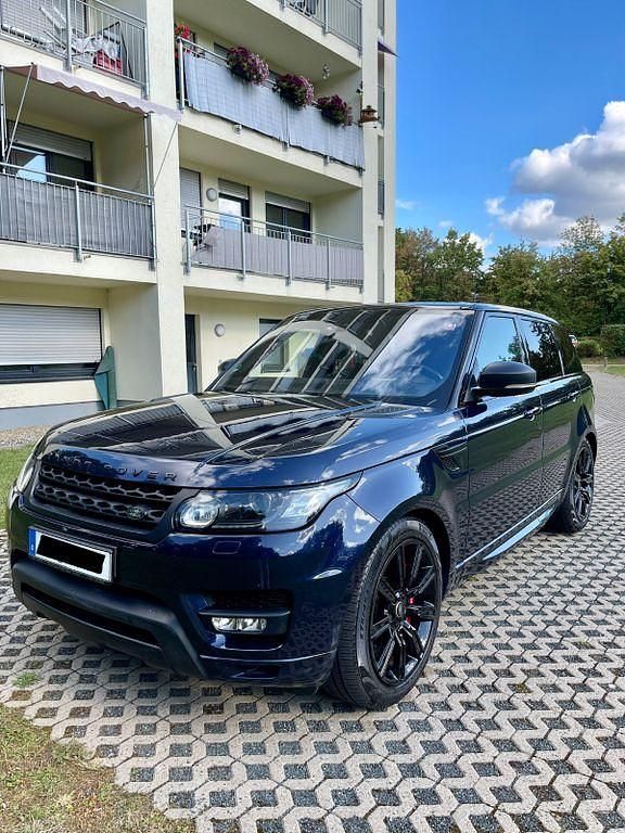 Blau Gebraucht 2016 Land Rover Range Rover Sport HSE Dynamic SUV | 22.999 € (Superpreis) - Bild 1/4
