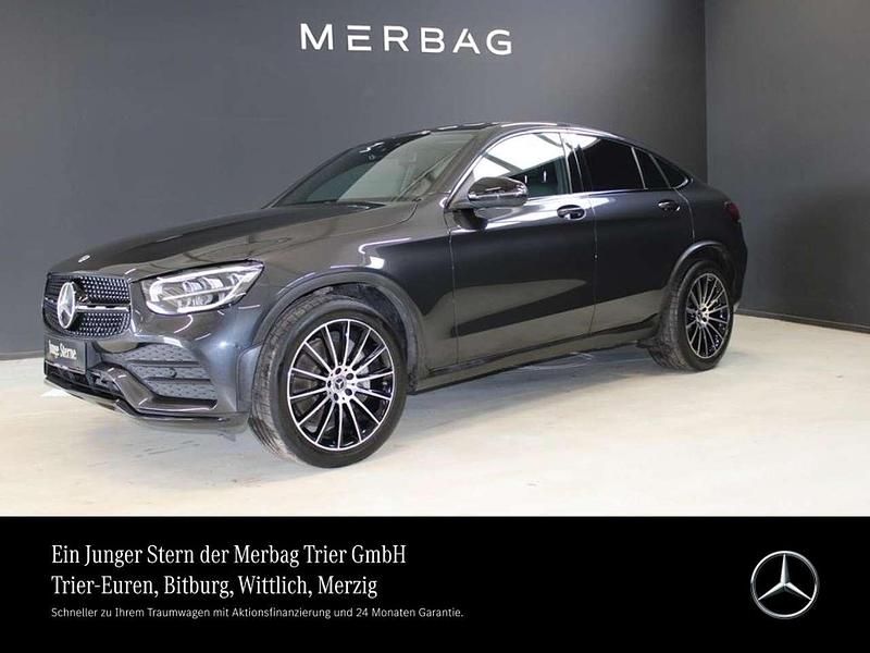 Metalliclack graphitgrau Gebraucht 2020 Mercedes GLC300 AMG line Coupé | 44.760 € (Etwas zu teuer) - Bild 1/4