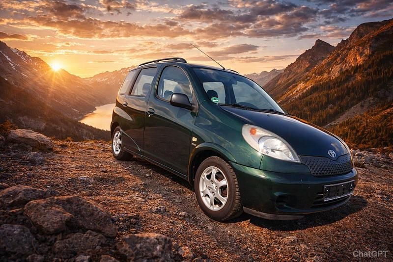 Gebraucht Toyota Yaris Verso 86 PS (63 kW) 2003 Grün Van / Kleinbus