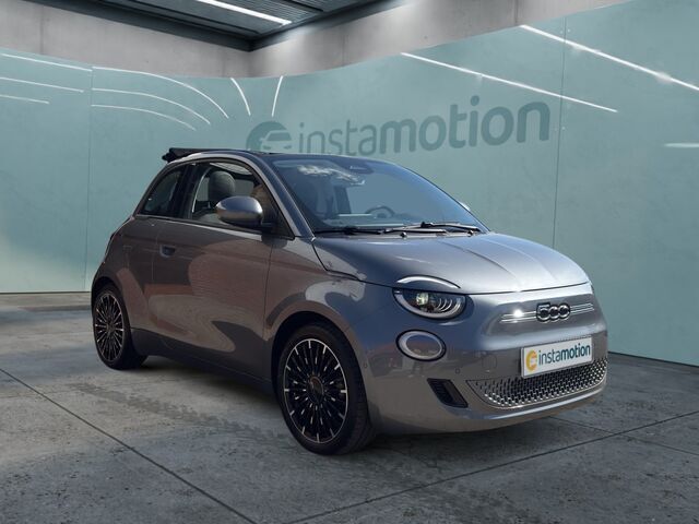 Schwarz Gebraucht 2022 Fiat 500e Icon Cabrio | 22.550 € (Fairer Preis) - Bild 1/2