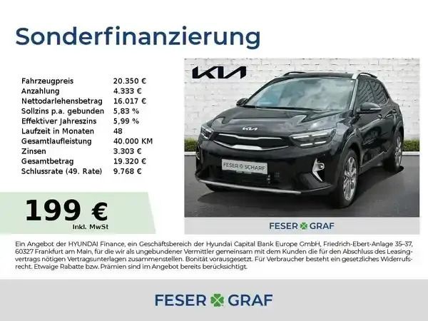 Schwarz (auroraschwarz) Gebraucht 2024 Kia Stonic Vision SUV | 20.650 € (Fairer Preis) - Bild 1/4