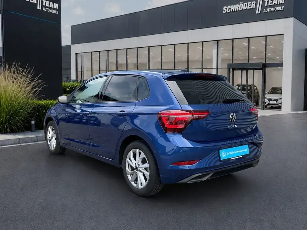 Gebraucht VW Polo Style 110 PS (80 kW) 2022 Blau Kleinwagen