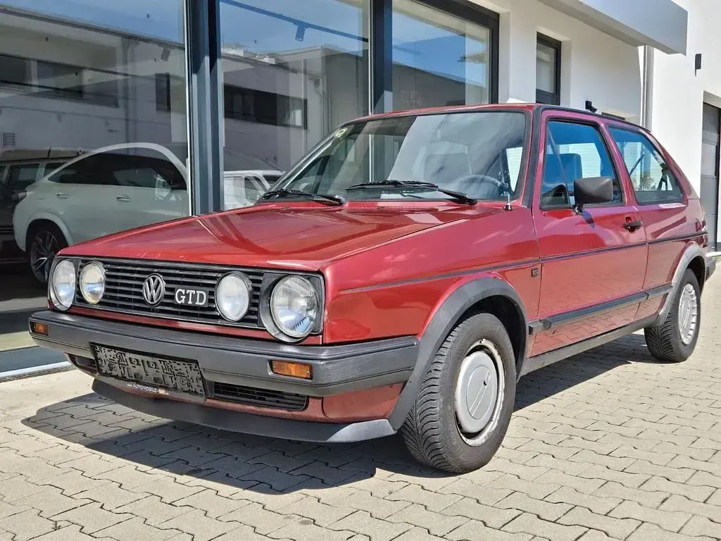 Gebraucht VW Golf II GTD 69 PS (50 kW) 1986 Rot Kleinwagen