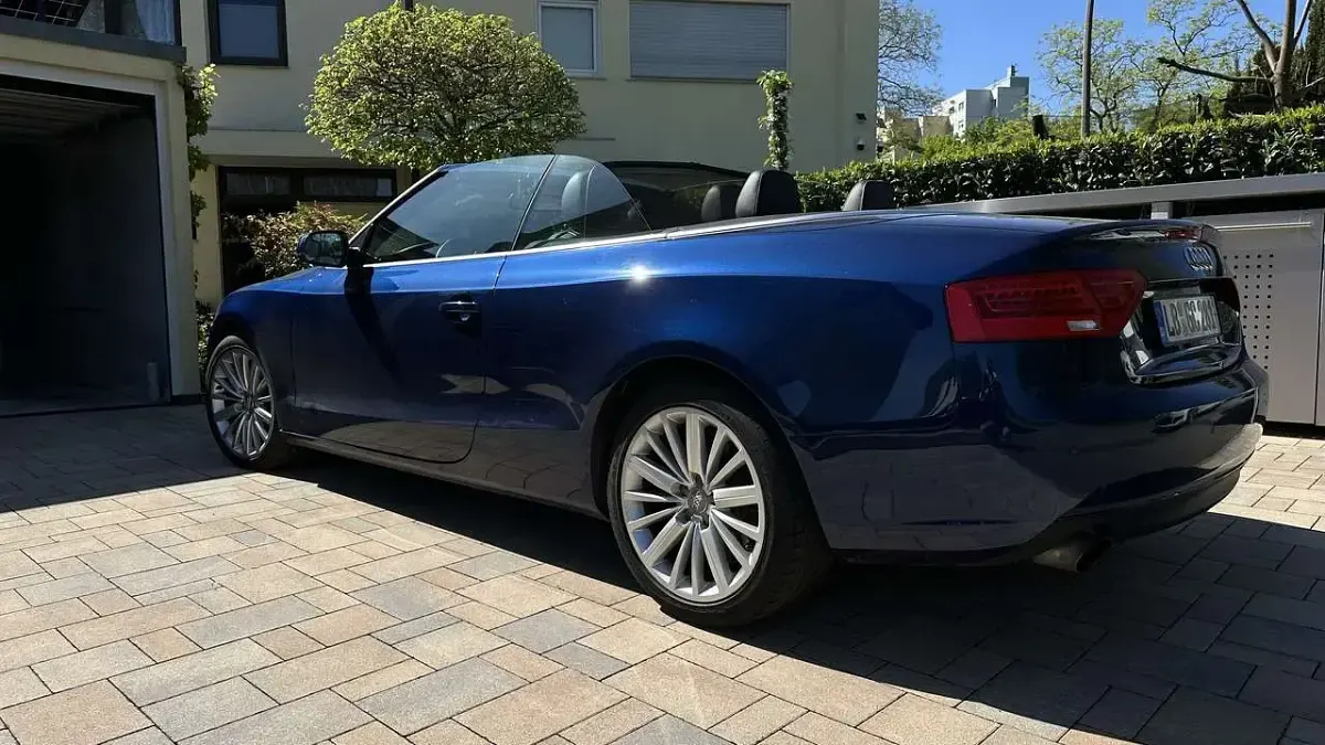 Usata Audi A5 Cabriolet 170 CV (125 kW) 2013 Blu Cabrio