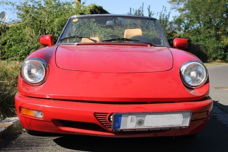 Gebraucht Alfa Romeo Spider 120 PS (88 kW) 1990 Rot Cabrio