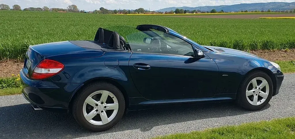 Gebraucht Mercedes SLK280 231 PS (169 kW) 2005 Blau Cabrio