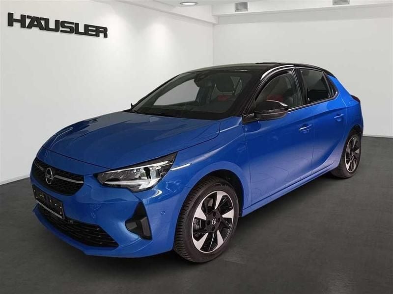 Perl blau (metallic) Gebraucht 2022 Opel Corsa-e GS Line Kleinwagen | 17.890 € (Fairer Preis) - Bild 1/4