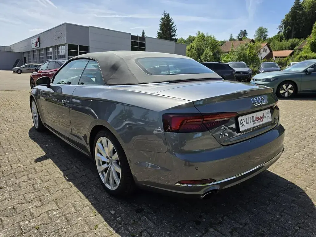 Gebraucht Audi A5 Cabriolet Design 252 PS (185 kW) 2018 Silber Cabrio