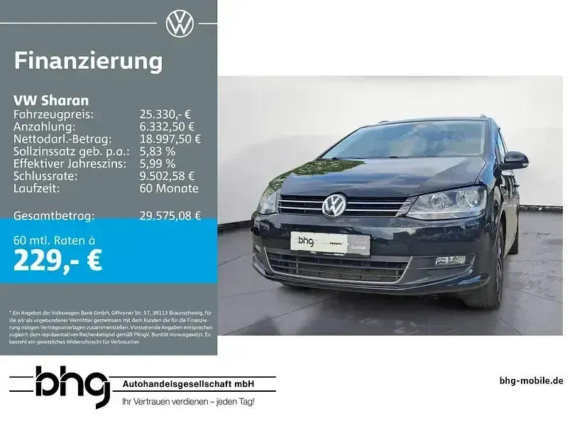 Gebraucht VW Sharan Comfortline 150 PS (110 kW) 2019 Van / Kleinbus