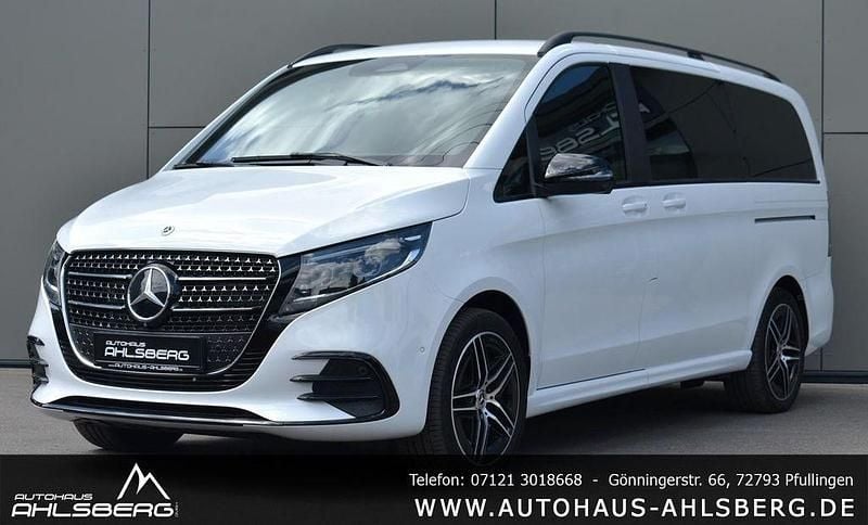 Bergkristallweiß Gebraucht 2024 Mercedes V300 Exclusive Van / Kleinbus | 87.900 € (Teuer) - Bild 1/4