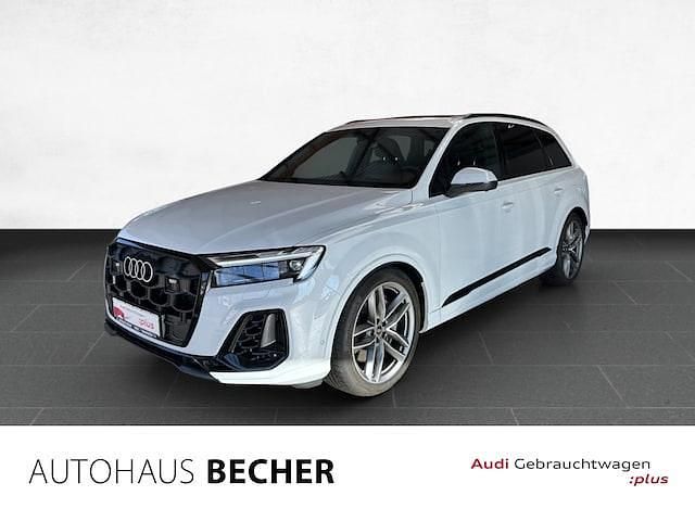Gletscherweiß metallic Gebraucht 2024 Audi Q7 S-Line SUV | 84.990 € - Bild 1/4