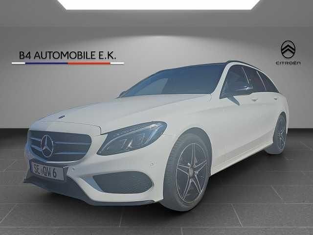 Weiß Gebraucht 2015 Mercedes C220 AMG line Kombi | 18.900 € (Fairer Preis) - Bild 1/1