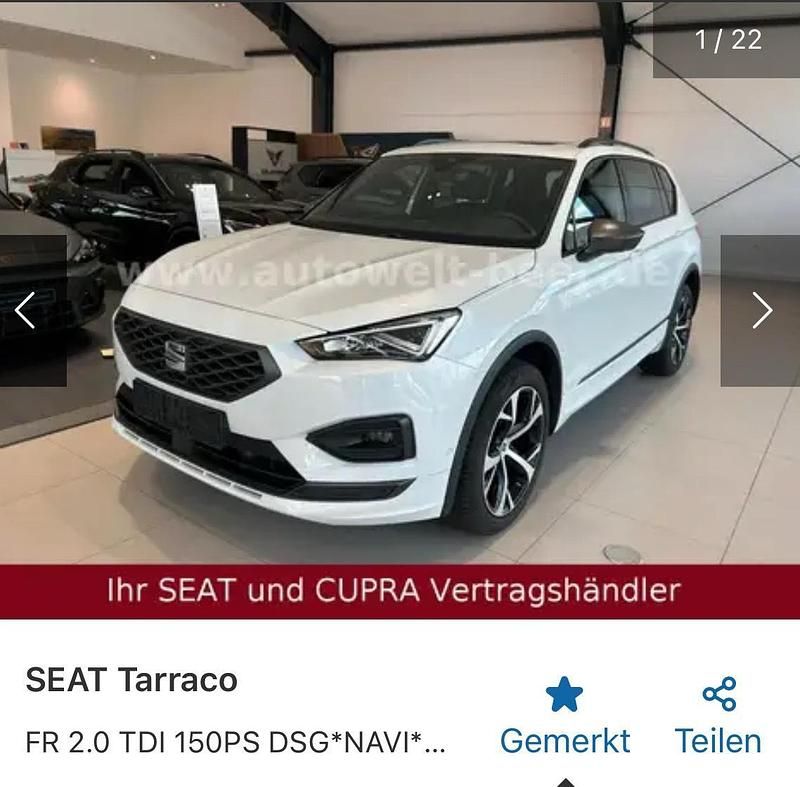 Weiß Gebraucht 2021 Seat Tarraco SUV | 28.000 € (Fairer Preis) - Bild 1/4