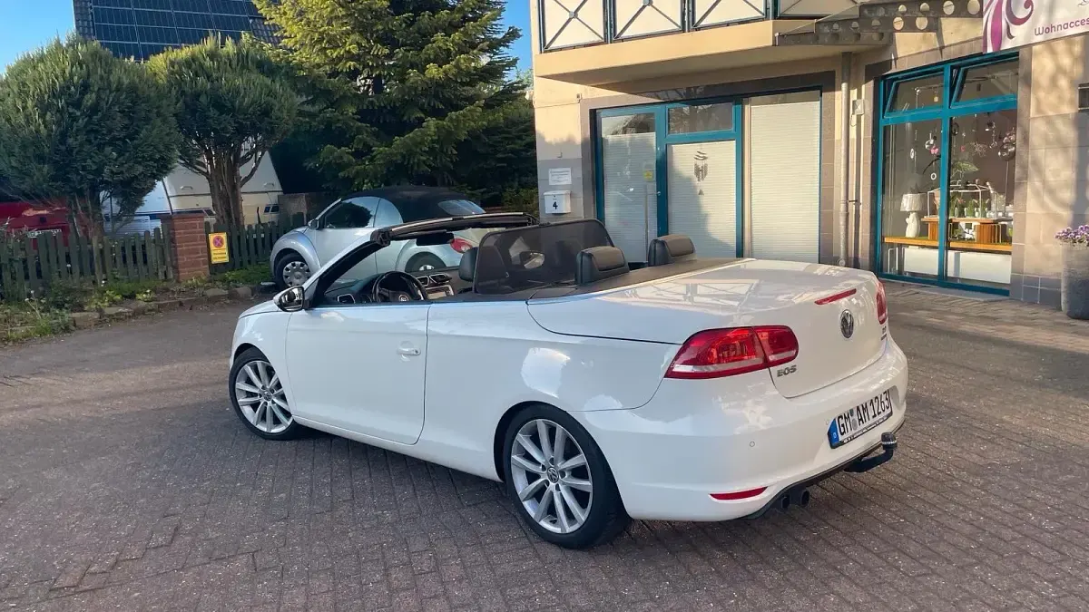 Gebraucht VW Eos 120 PS (88 kW) 2012 Weiß Cabrio