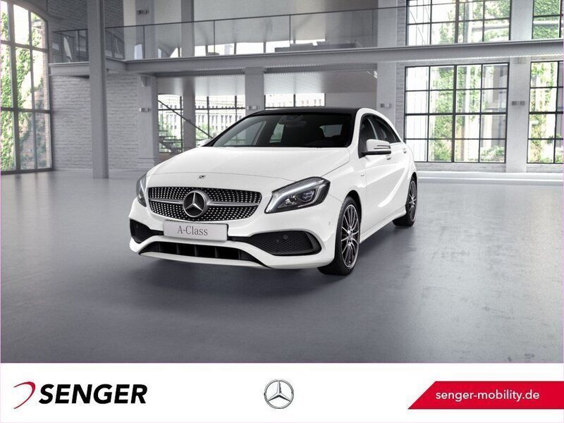 Weiß Gebraucht 2018 Mercedes A200 AMG line Limousine | 21.490 € (Etwas zu teuer) - Bild 1/4