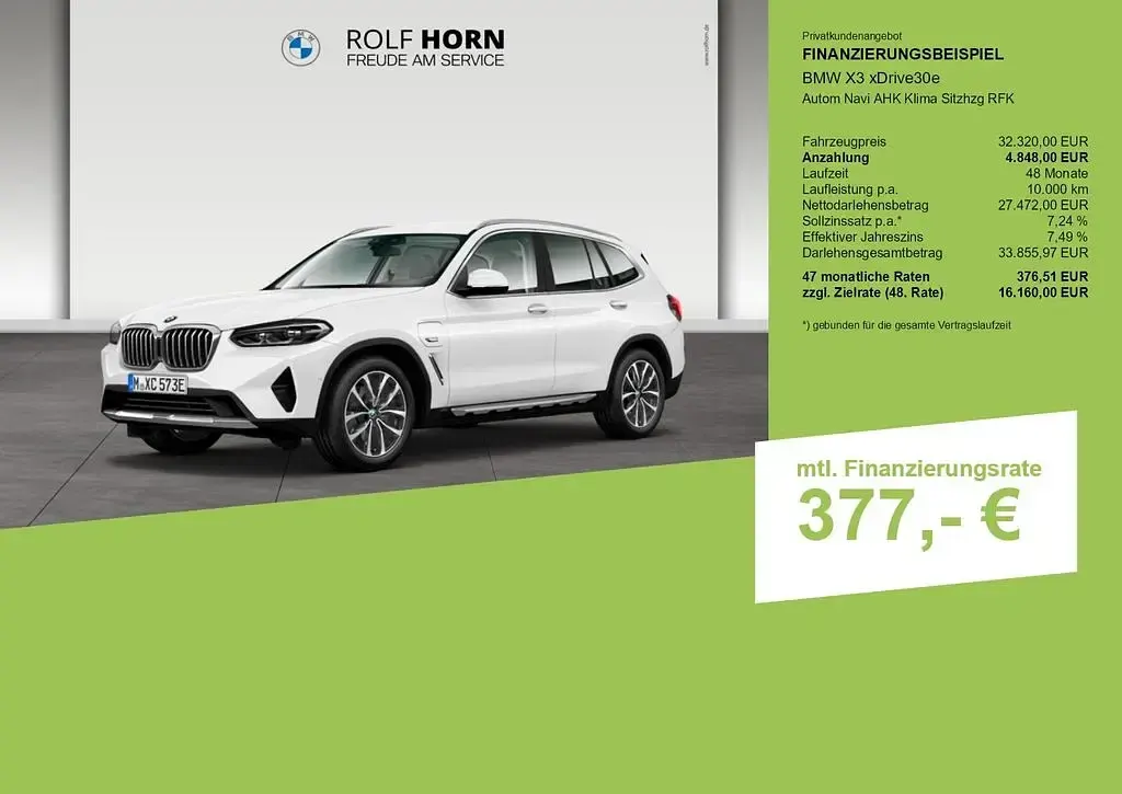 Gebraucht BMW X3 Sport Line 292 PS (214 kW) 2022 Alpinweiß SUV