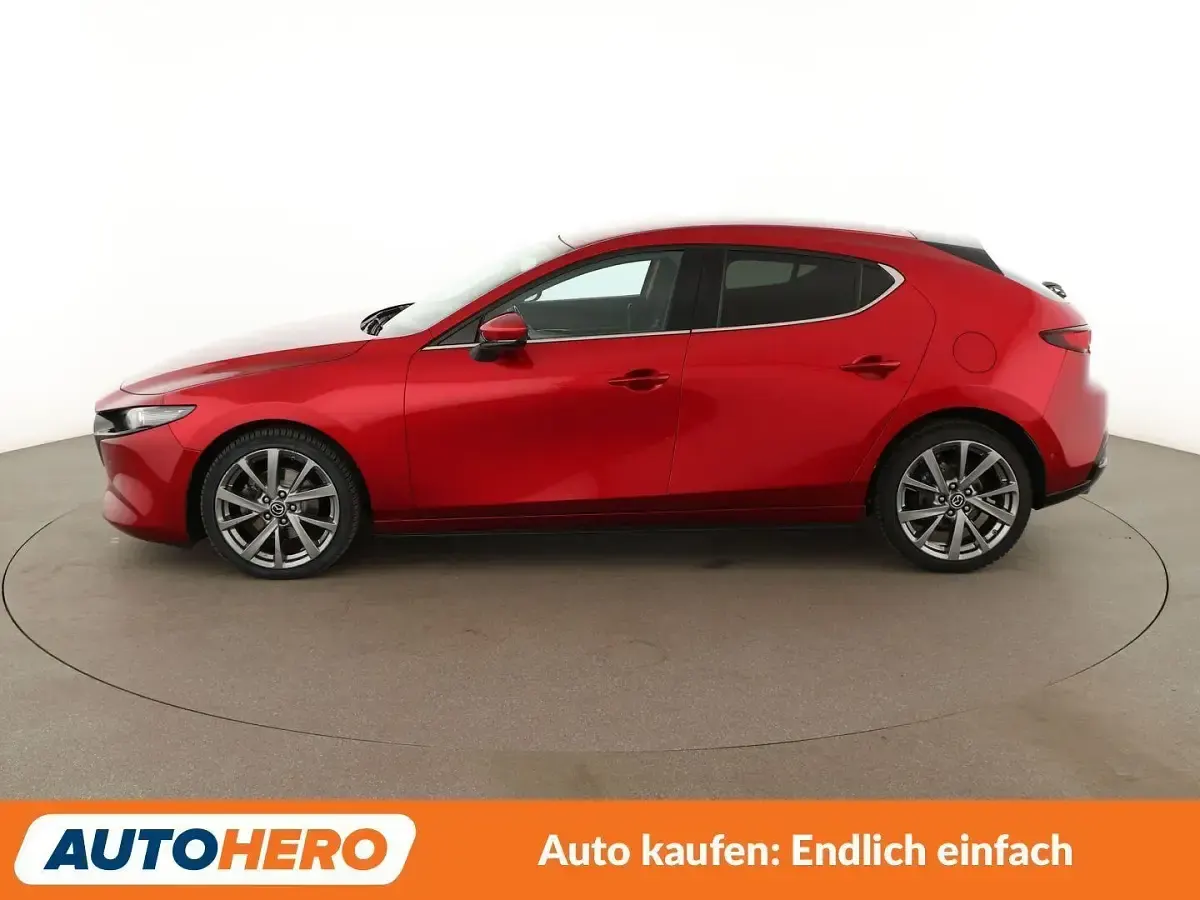 Gebraucht Mazda 3 Selection 179 PS (131 kW) 2019 Rot Limousine