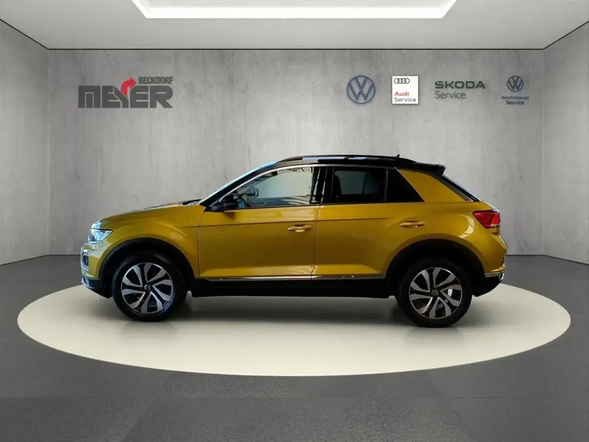 Gebraucht VW T-Roc Active 150 PS (110 kW) 2021 Gelb SUV