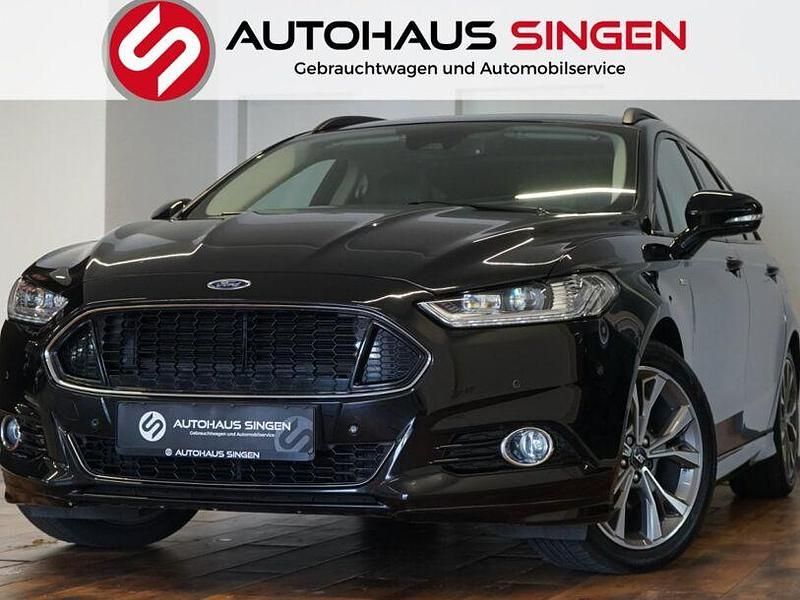 Schwarz metallic Gebraucht 2017 Ford Mondeo ST-Line Kombi | 20.990 € (Teuer) - Bild 1/4