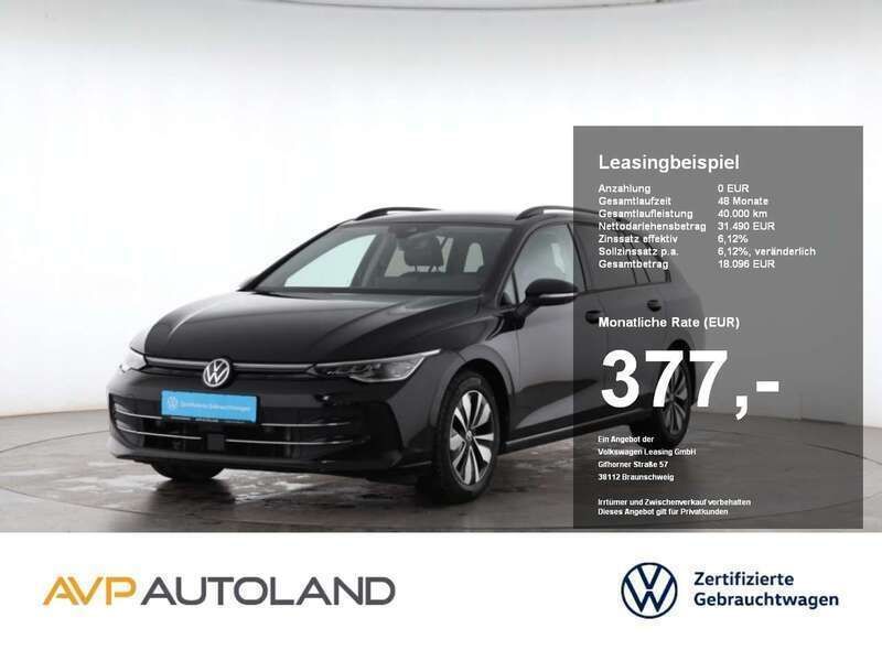 Schwarz Gebraucht 2022 VW Golf VIII Goal Kombi | 31.490 € (Superpreis) - Bild 1/4