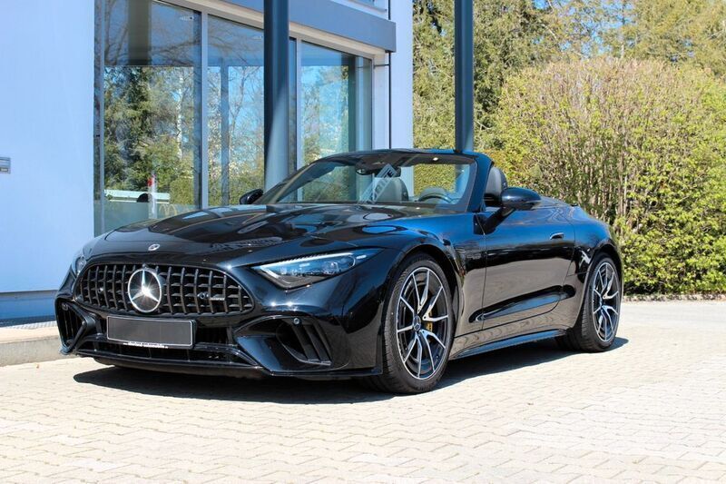 Schwarz Gebraucht 2023 Mercedes SL63 AMG AMG Cabrio | 135.900 € (Superpreis) - Bild 1/4