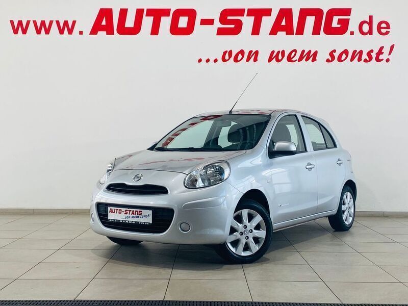 New silver (m) Gebraucht 2013 Nissan Micra Kleinwagen | 4.750 € (Fairer Preis) - Bild 1/4