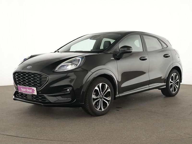 Obsidian schwarz Gebraucht 2021 Ford Puma Gen-E ST-Line X SUV | 16.978 € - Bild 1/4