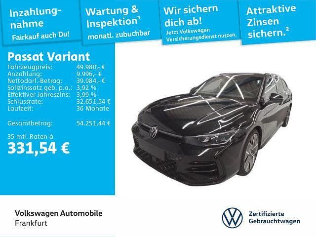 Grenadillschwarz metallic Gebraucht 2025 VW Passat R-line Kombi | 49.980 € (Teuer) - Bild 1/4