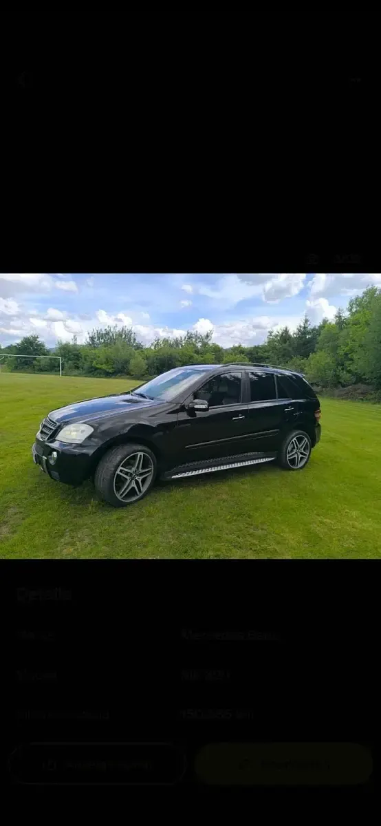 Gebraucht Mercedes ML320 AMG 224 PS (164 kW) 2006 Schwarz SUV