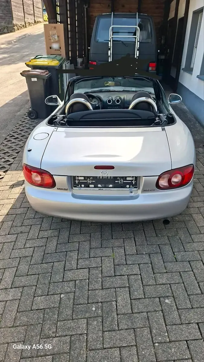 Gebraucht Mazda MX5 110 PS (80 kW) 2003 Silber Cabrio