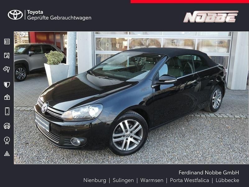 Gebraucht VW Golf Cabriolet 122 PS (89 kW) 2012 Schwarz Cabrio