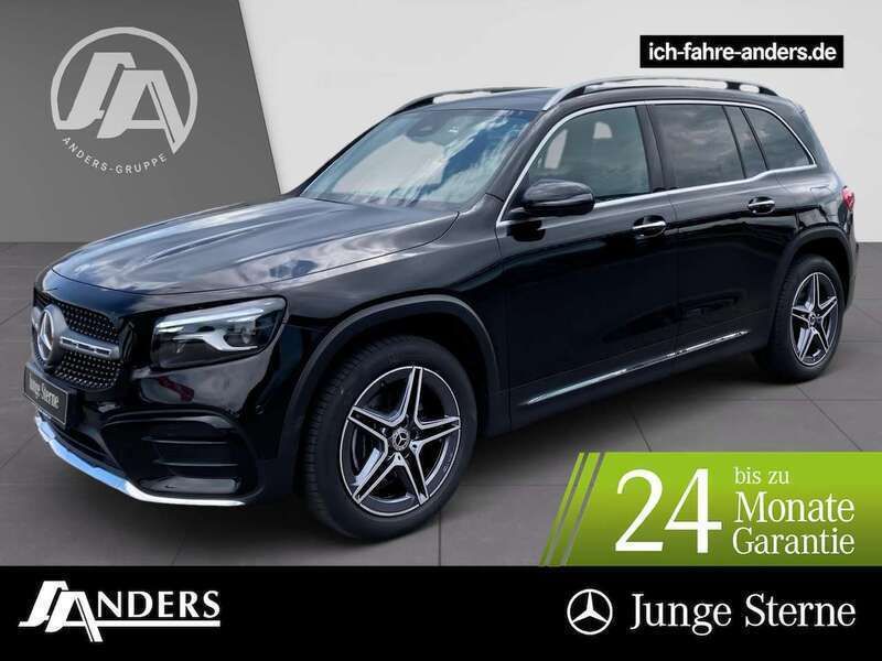 Nachtschwarz Gebraucht 2024 Mercedes GLB200 AMG Line Premium Plus SUV | 47.424 € (Teuer) - Bild 1/1
