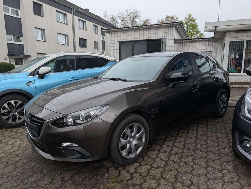Gebraucht Mazda 3 Prime-Line 101 PS (74 kW) 2014 Obsidiangrau metallic Kleinwagen