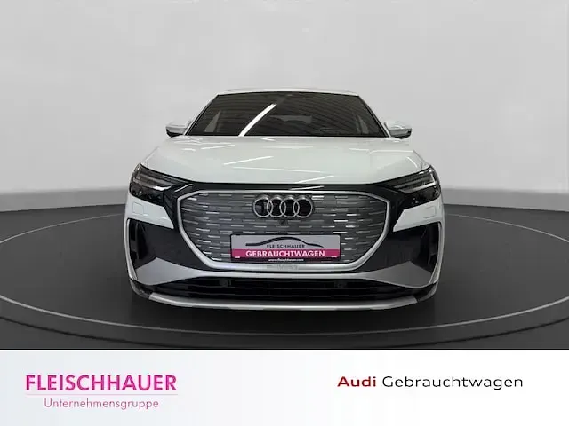 Gebraucht Audi Q4 Sportback e-tron S-Line 150 kW (204 PS) 2023 Weiss SUV
