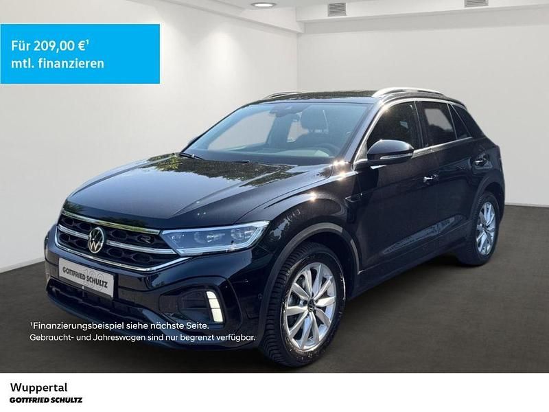 Schwarz Gebraucht 2024 VW T-Roc R-line SUV | 30.950 € (Fairer Preis) - Bild 1/4