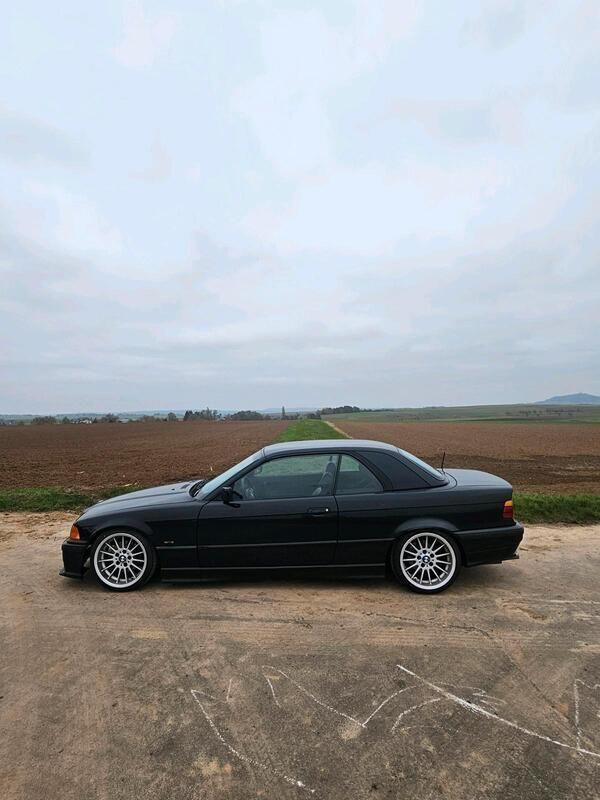 Schwarz Gebraucht 1997 BMW 320 Cabriolet Cabrio | 4.600 € (Guter Preis) - Bild 1/4