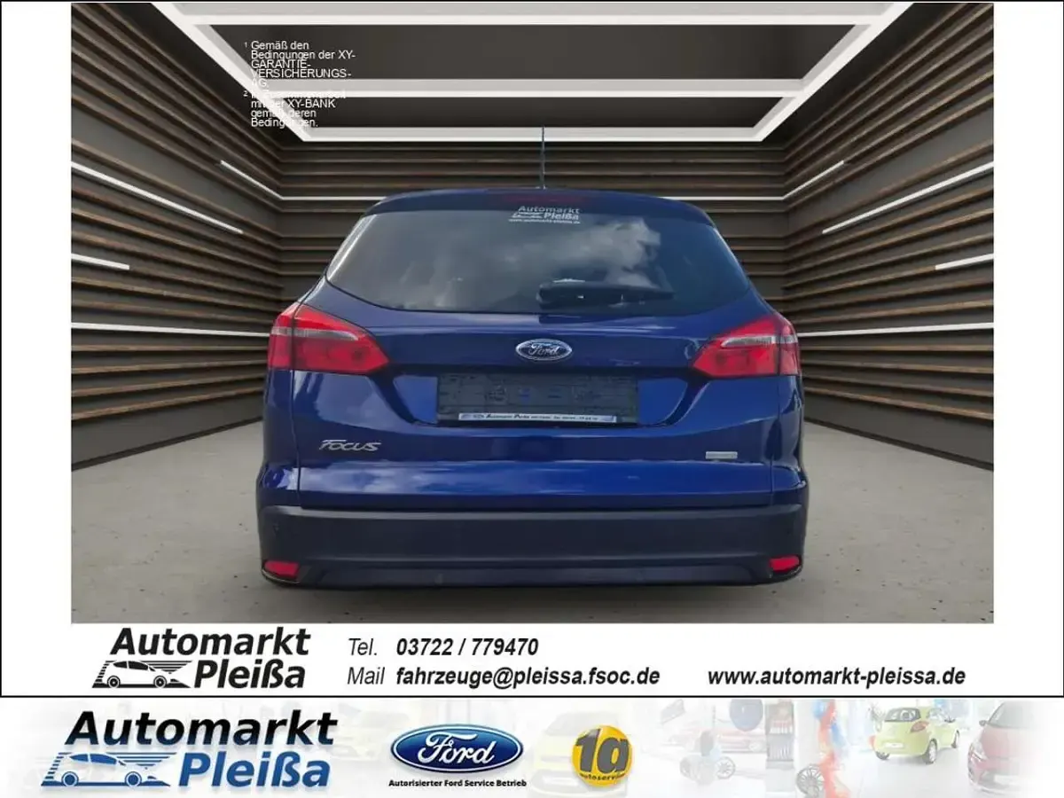 Gebraucht Ford Focus Business Edition 101 PS (74 kW) 2015 Blau Kombi