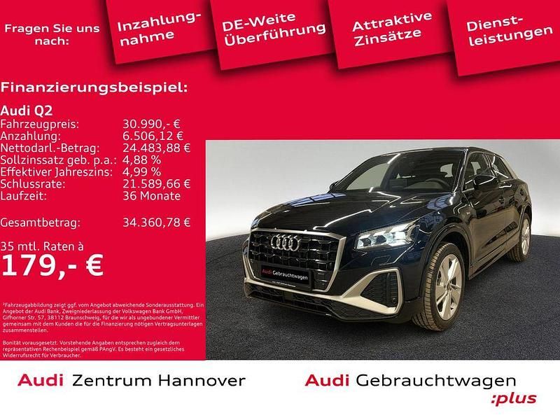 Gebraucht Audi Q2 S-Line 150 PS (110 kW) 2024 Mythosschwarz metallic SUV
