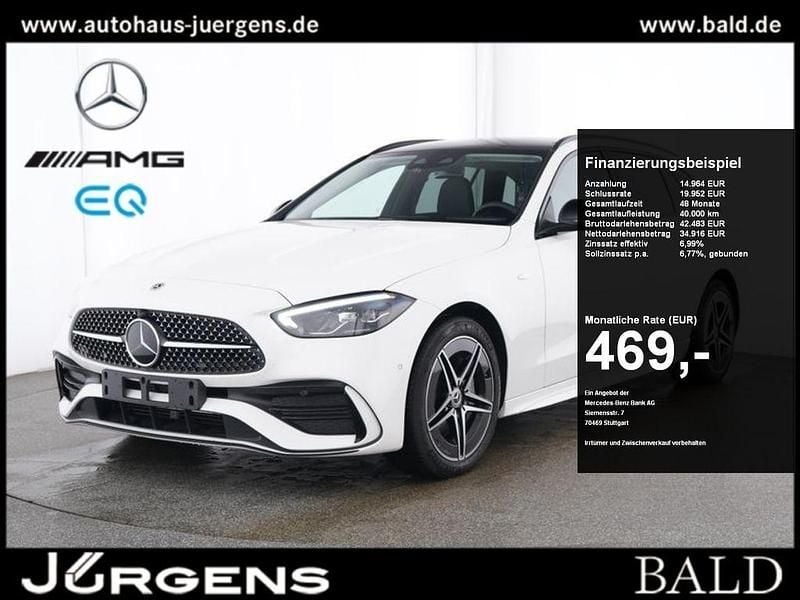 Polarweiß Gebraucht 2025 Mercedes C300e AMG Kombi | 49.880 € (Guter Preis) - Bild 1/4