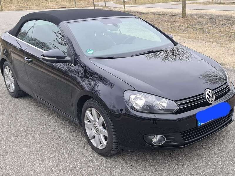 Schwarz Gebraucht 2013 VW Golf Cabriolet Cabrio | 9.999 € (Fairer Preis) - Bild 1/4