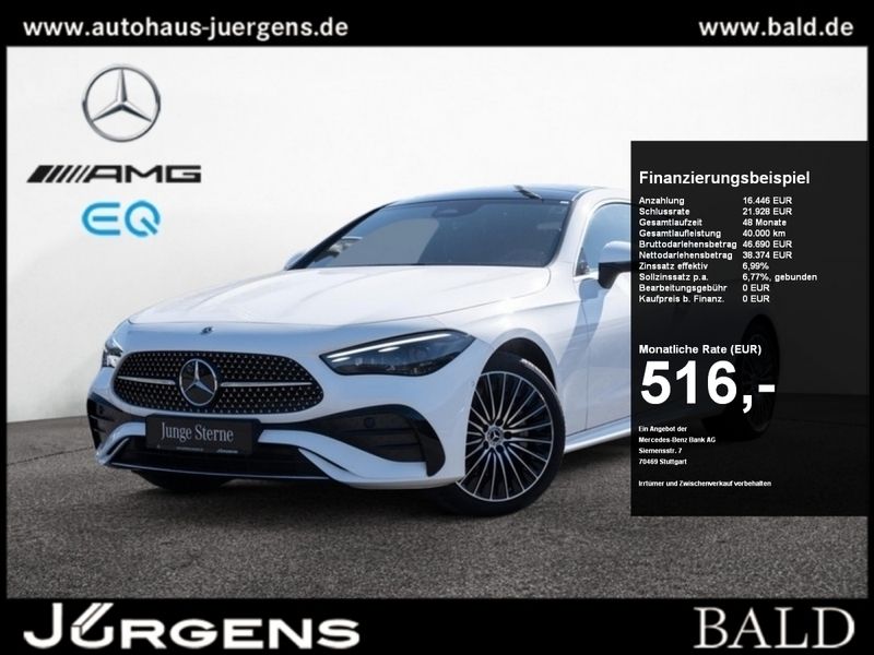 Gebraucht Mercedes CLE220 AMG 197 PS (144 kW) 2023 Unilack polarweiss Coupé