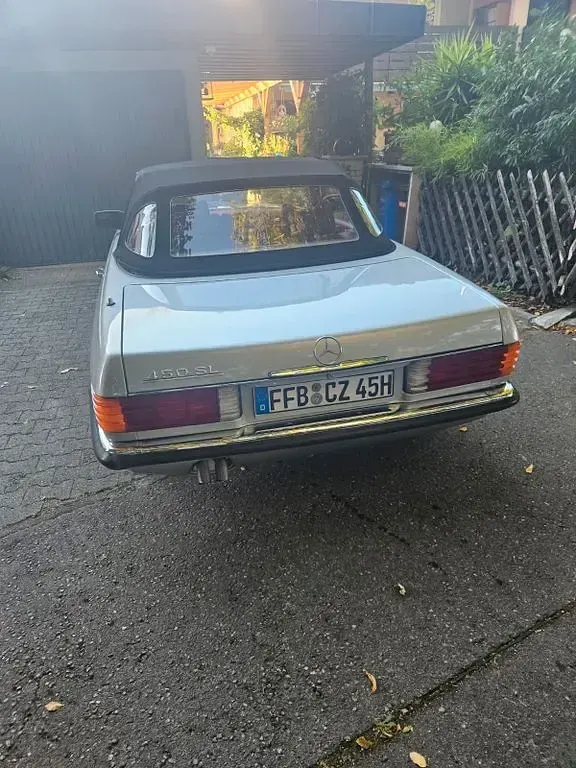 Gebraucht Mercedes SL450 218 PS (160 kW) 1979 Silber Cabrio