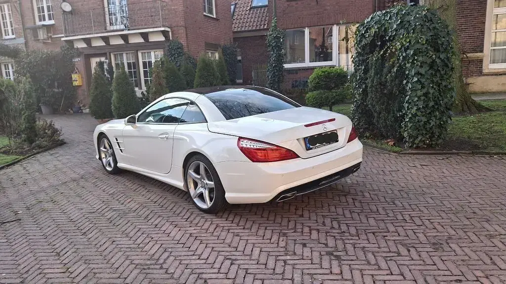 Gebraucht Mercedes SL350 AMG line 306 PS (225 kW) 2015 Weiß Cabrio