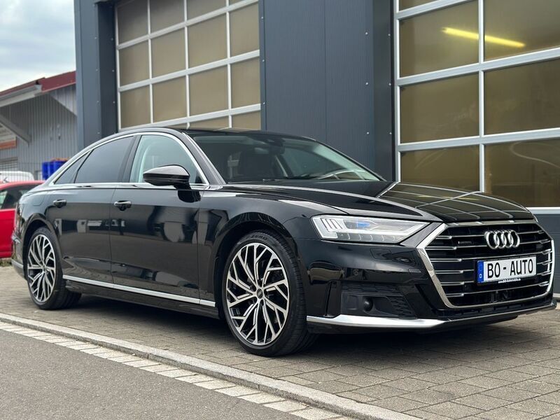 Mythosschwarz metallic Gebraucht 2021 Audi A8 Sport Limousine | 59.900 € (Fairer Preis) - Bild 1/4