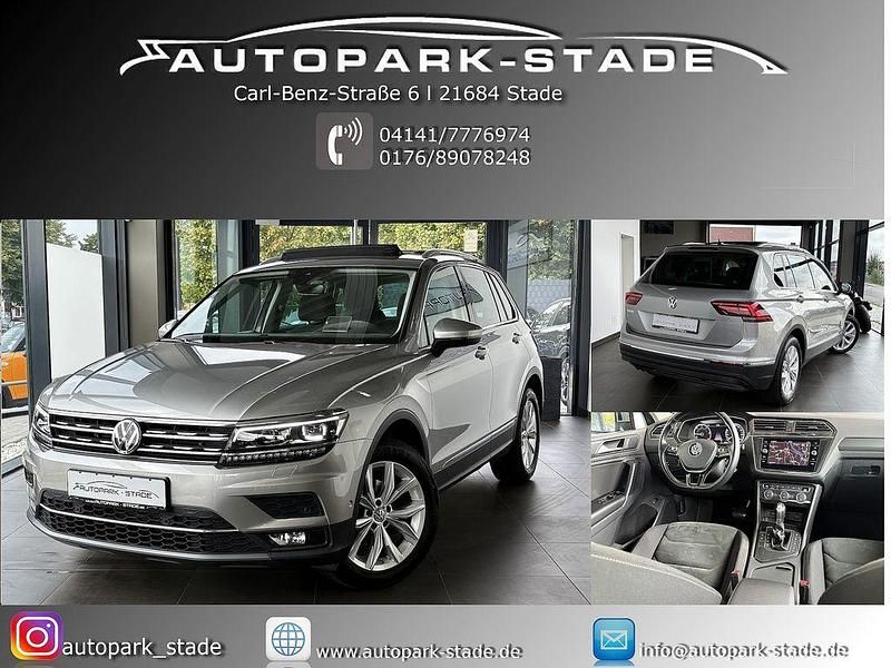 Grau Gebraucht 2018 VW Tiguan Highline SUV | 23.399 € (Guter Preis) - Bild 1/4